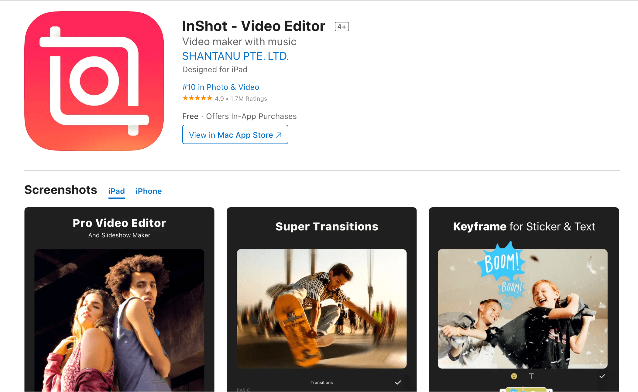 InShot - TikTok video editor