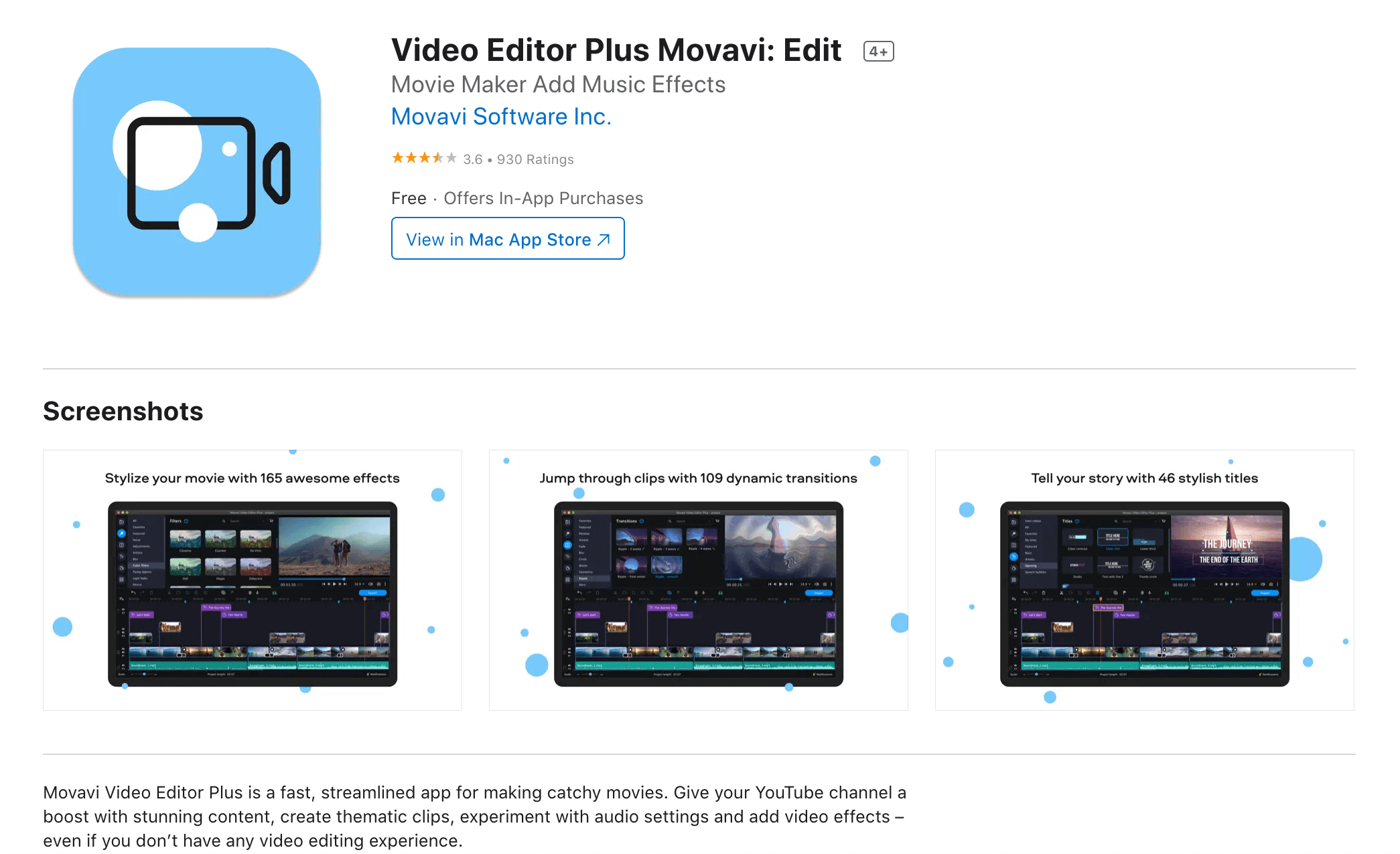 Movavi Video Editor Plus - TikTok Video editor
