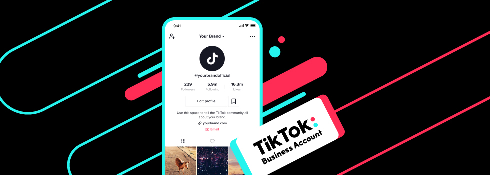 Create TikTok business account 