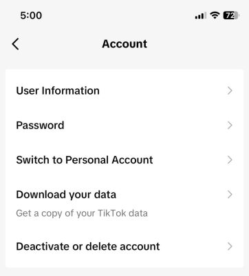 How To Unlink Tiktok Account With Tiktok For Business Account?