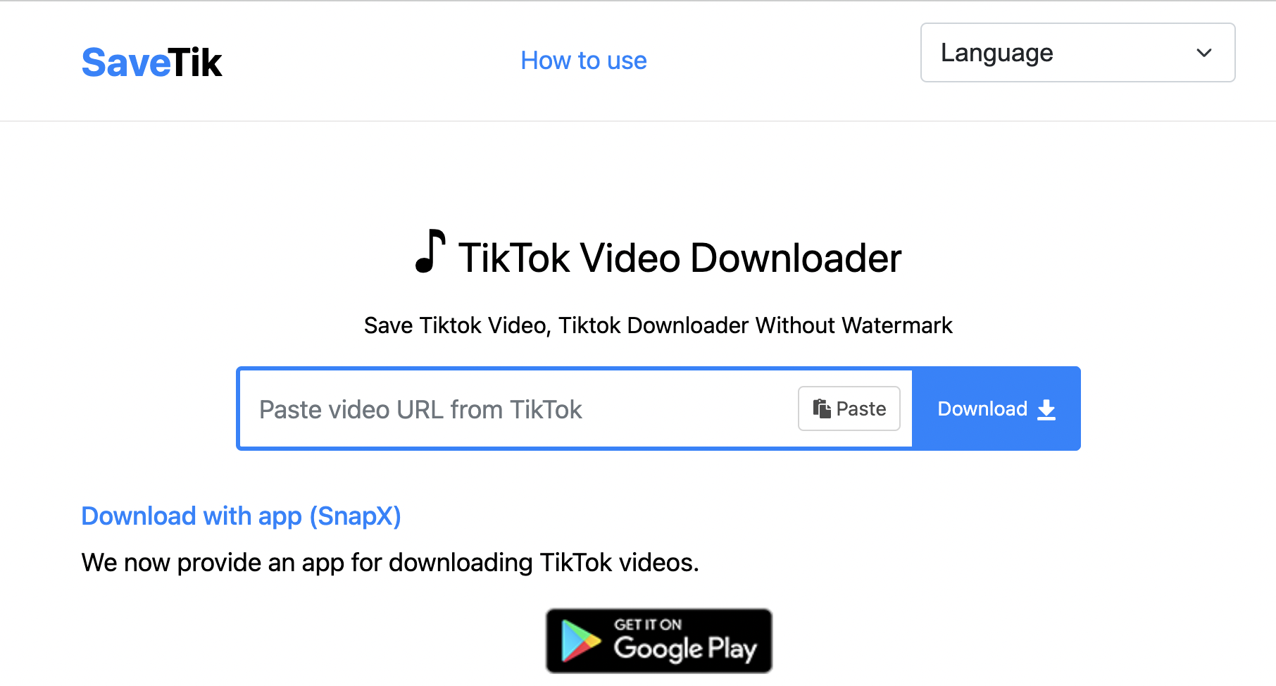 Tiktok Downloader: Tiktok Video Download no Watermark - Save Tiktok Video -  SaveTik