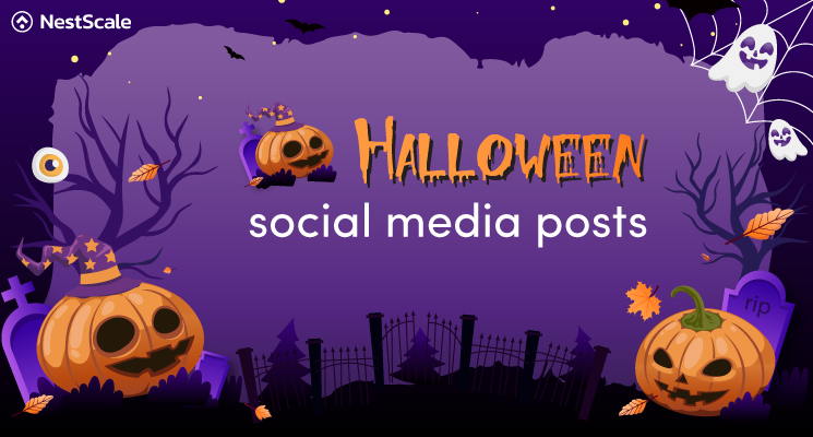 Halloween social media posts