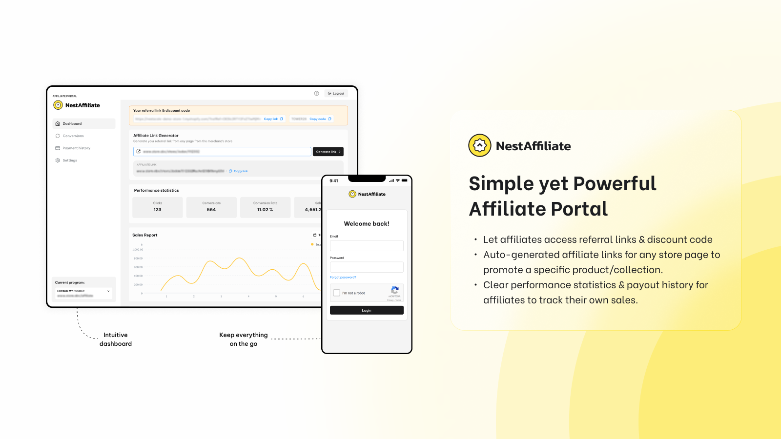 simple affiliate portal