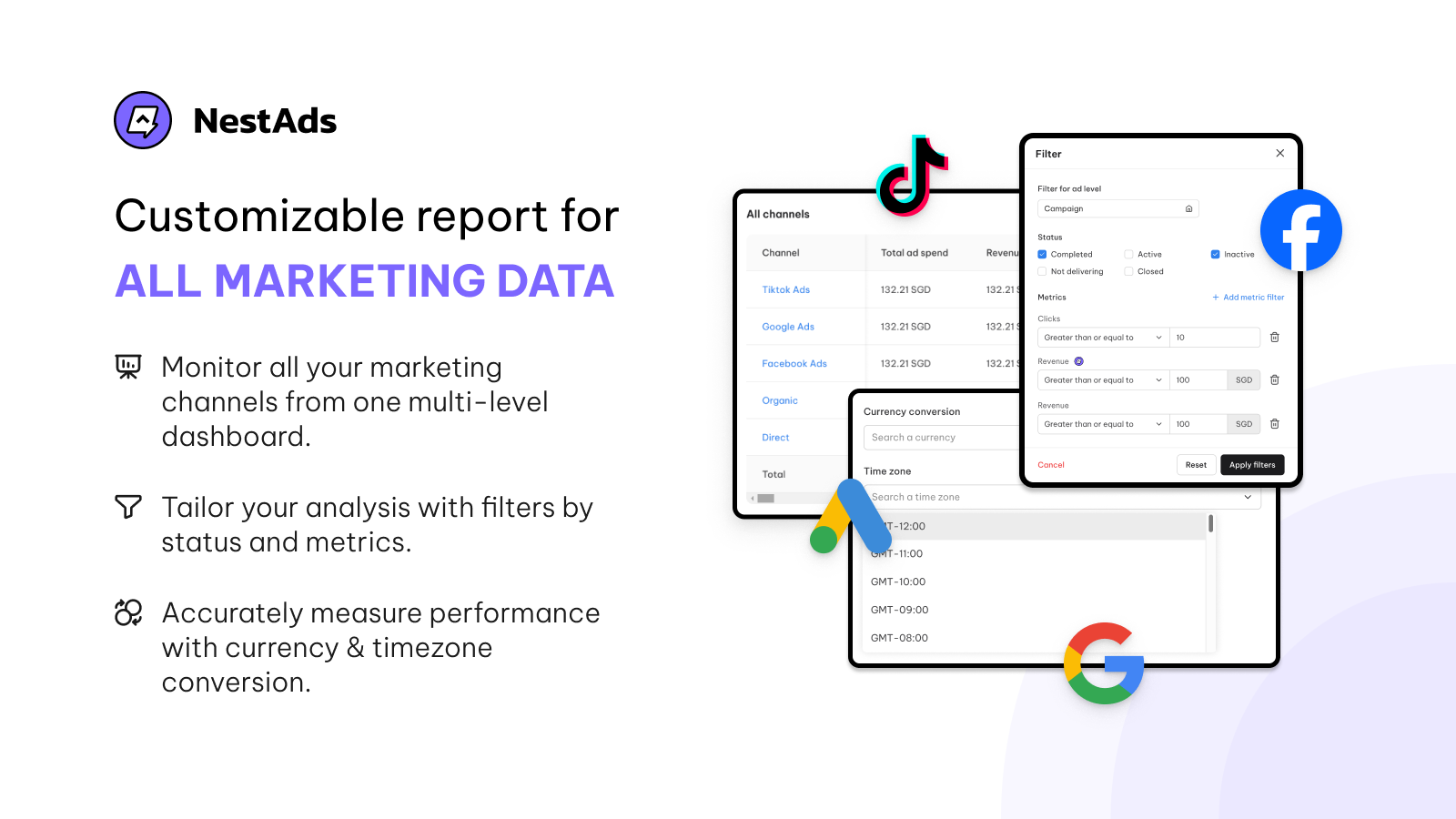 nestads customizable report