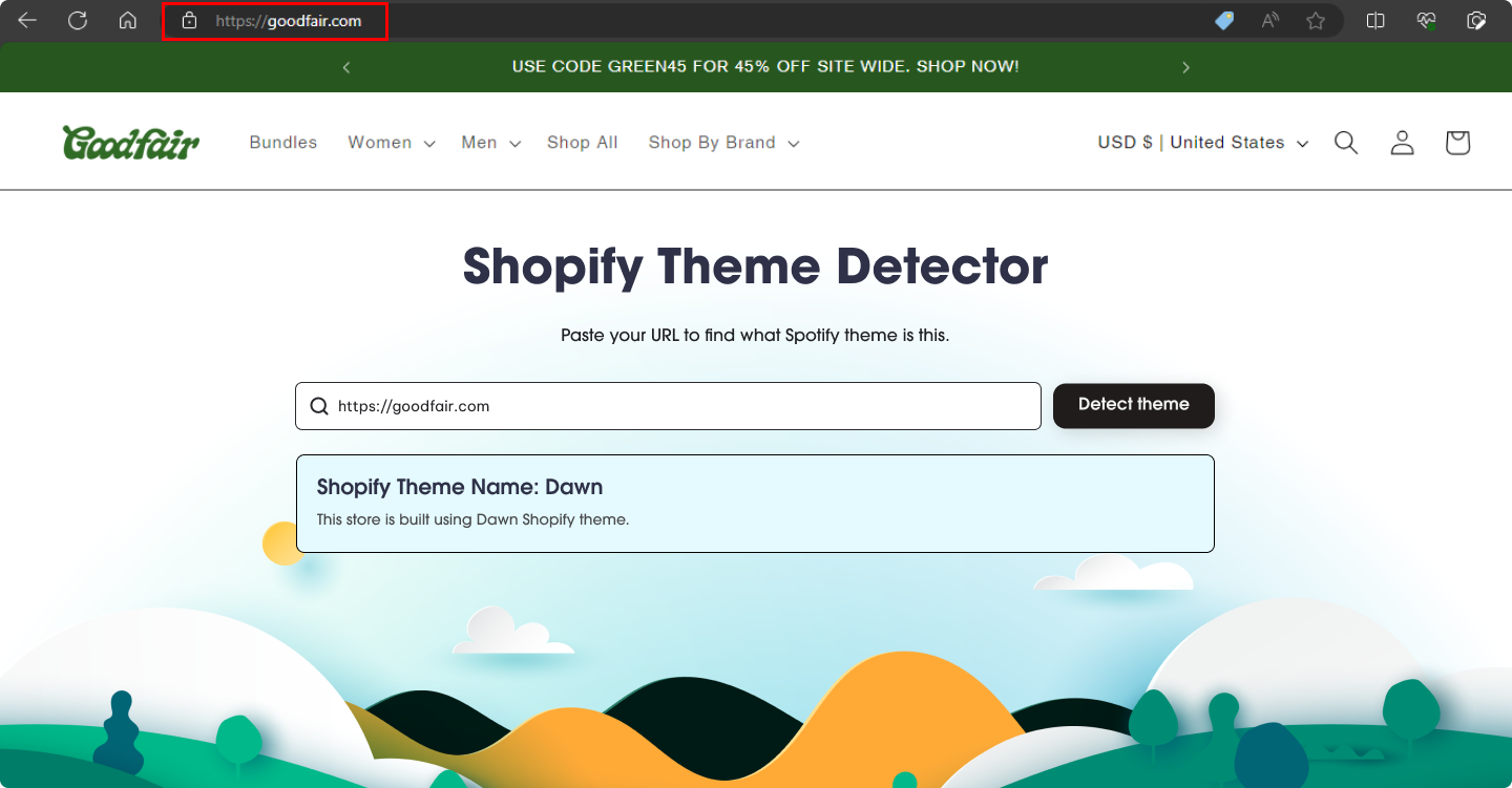 Shopify Theme Detector_Dawn