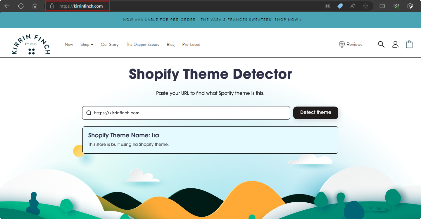 Shopify Theme Detector_Ira