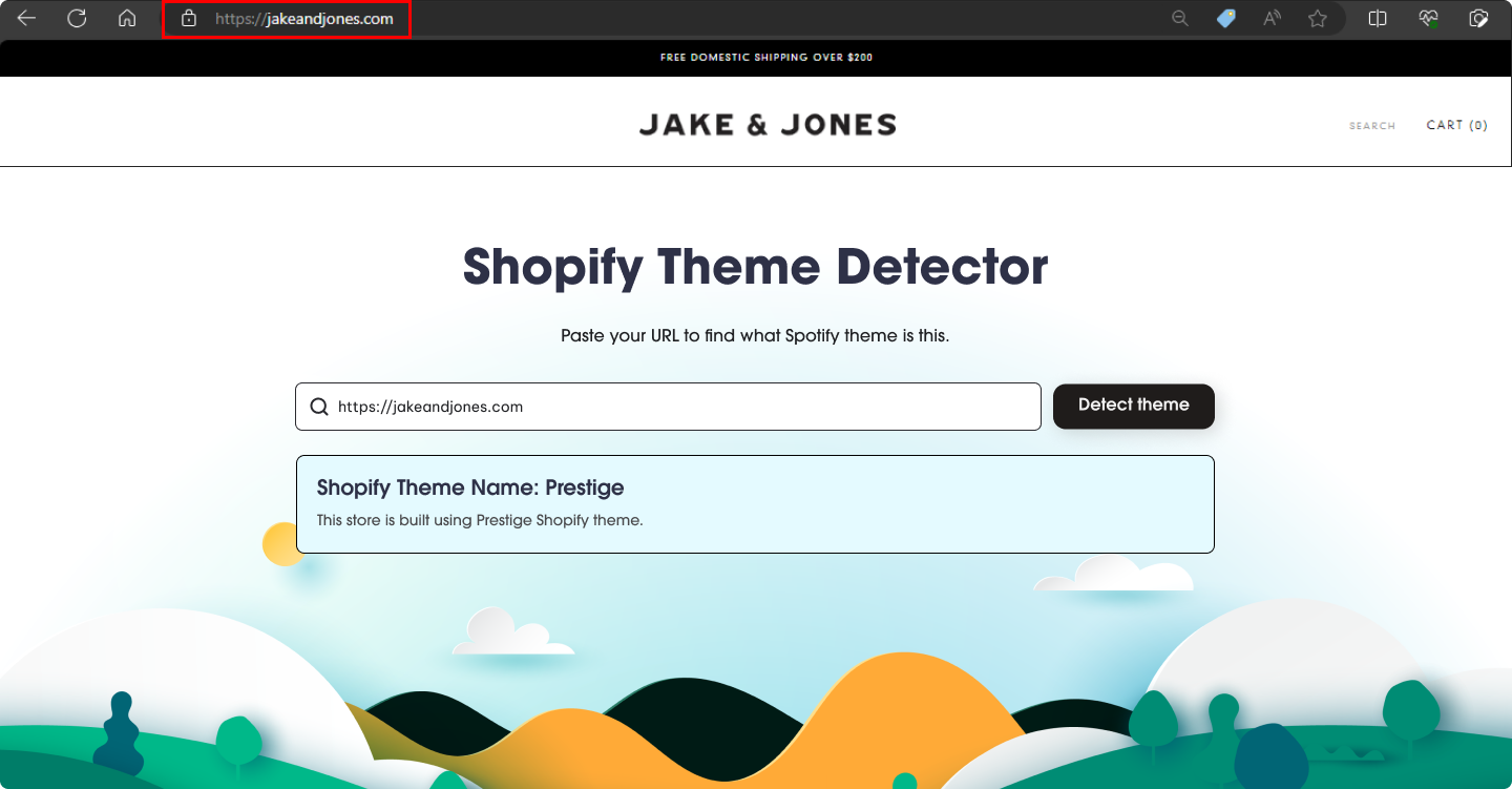 Free tools to identify shopify themes