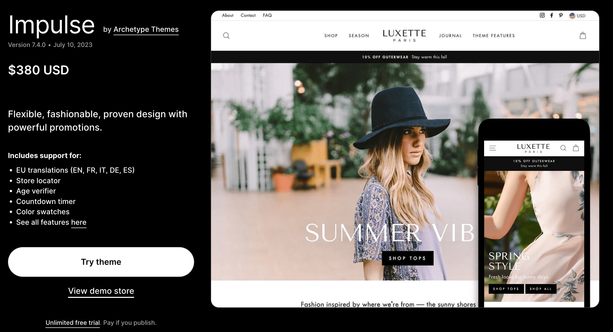 Shopify Theme_Impulse