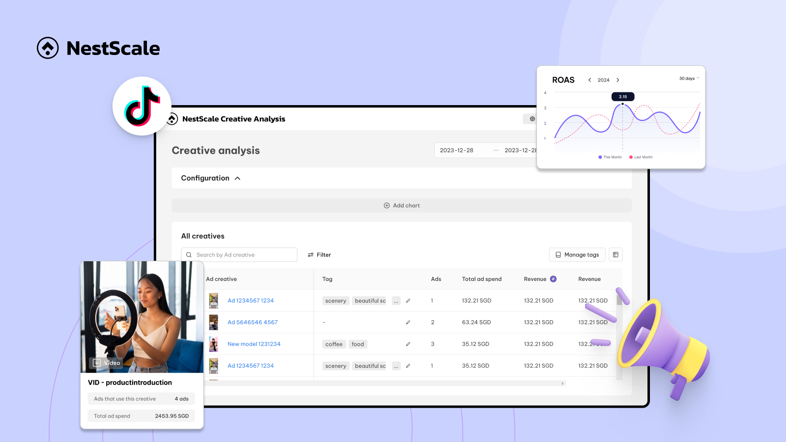 NestScale creative analysis