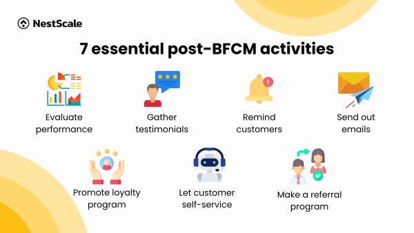 7 Post-BFCM Activities to Maximize Your Holiday Sales Momentum