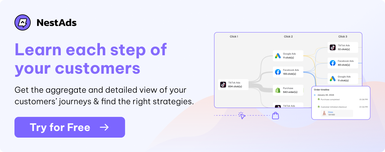 Learn customer journey with NestAds