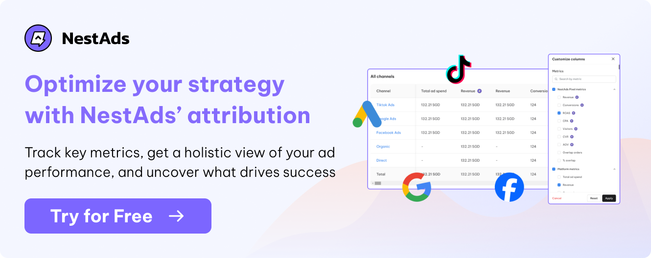 performance metrics of NestAds