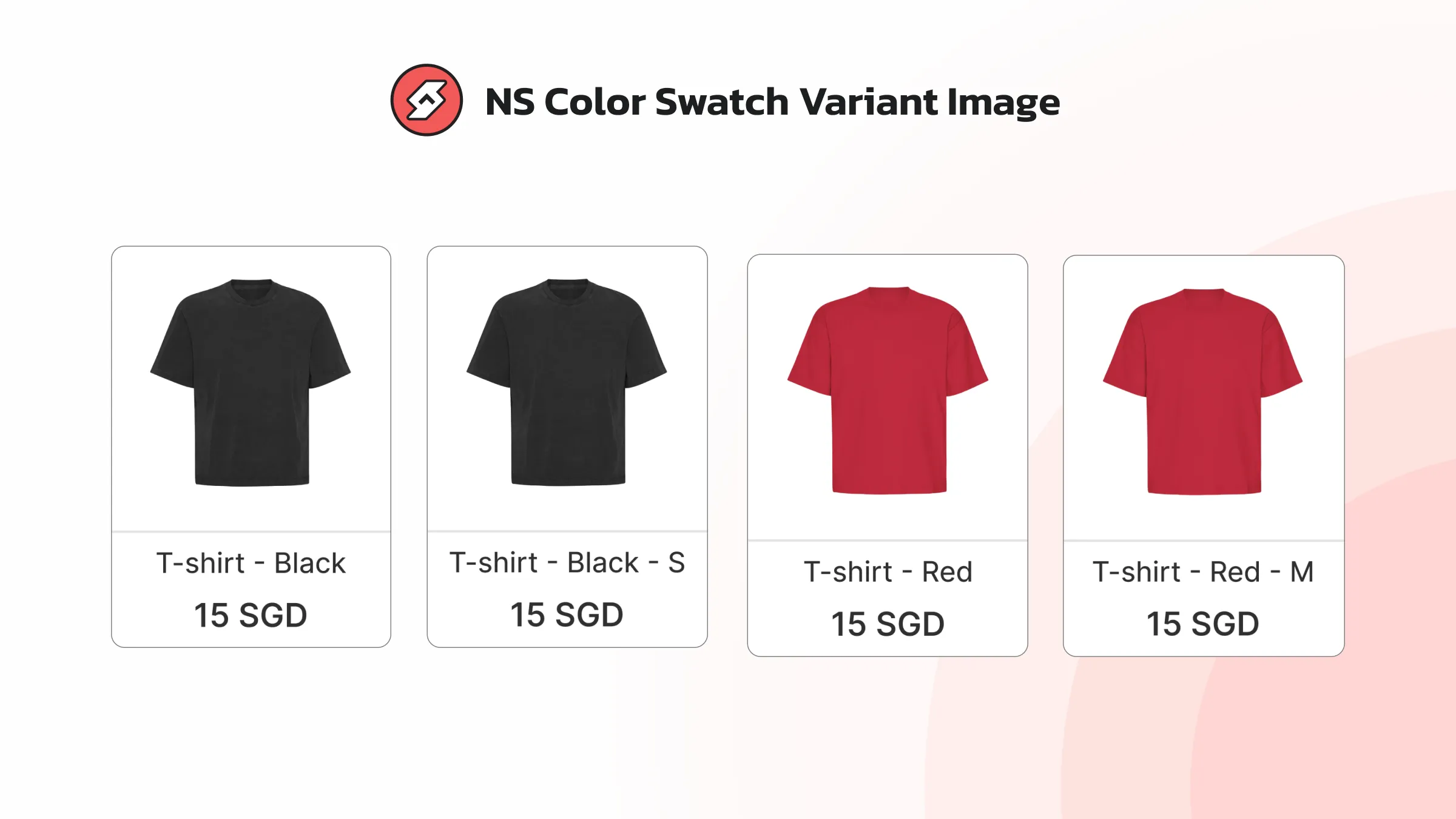 Show variants as separate products by specific options
