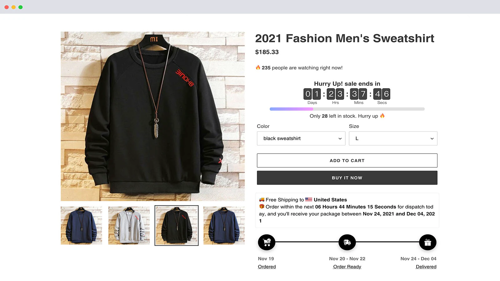 GS: Estimated Delivery Date Shopify Apps to Show the Delivery Date on Product Pages