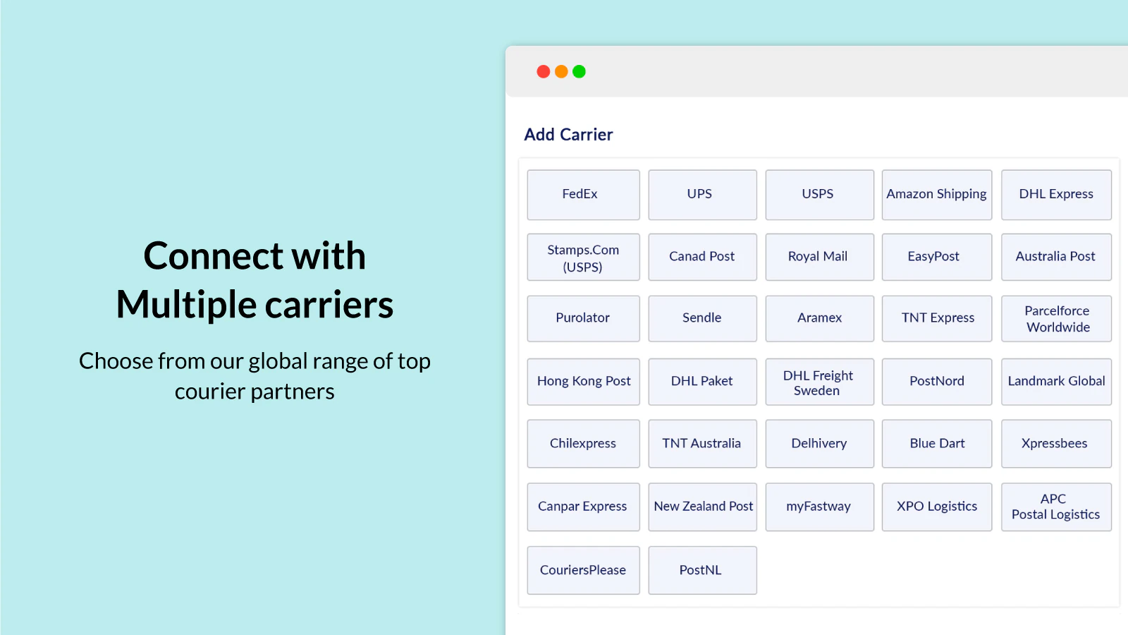 Shopify delivery date apps for international shipping PH MultiCarrier Shipping Label