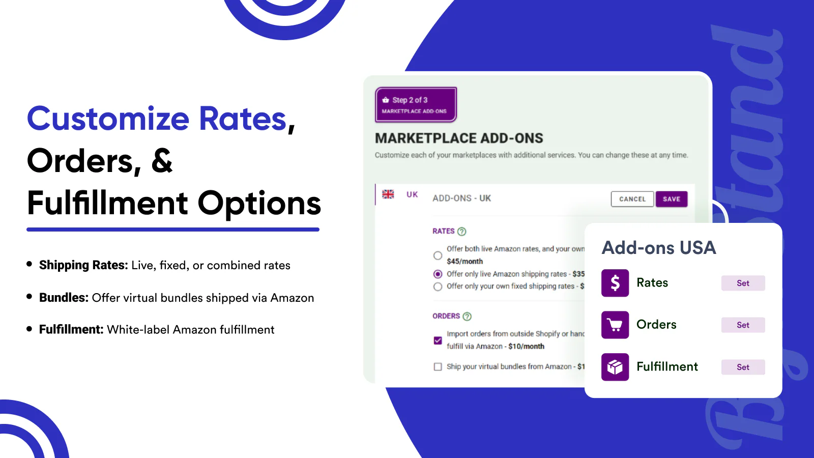 Shopify delivery date apps for international shipping Amazon MCF by ByteStand