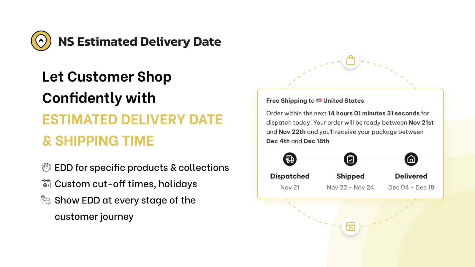 NS Estimated Delivery Date Best Shopify Delivery Date Apps with Multi-Language Support