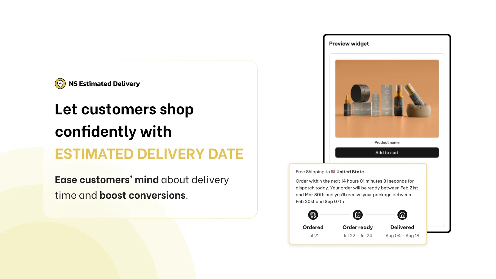 NS Estimate Delivery Date
