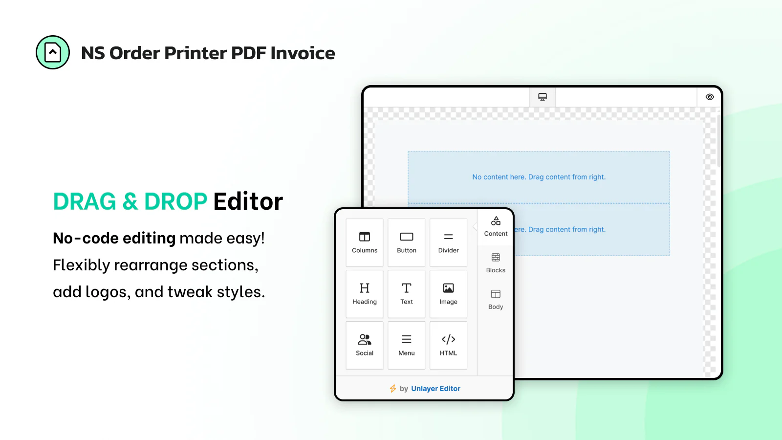 NS Order Printer PDF Invoice