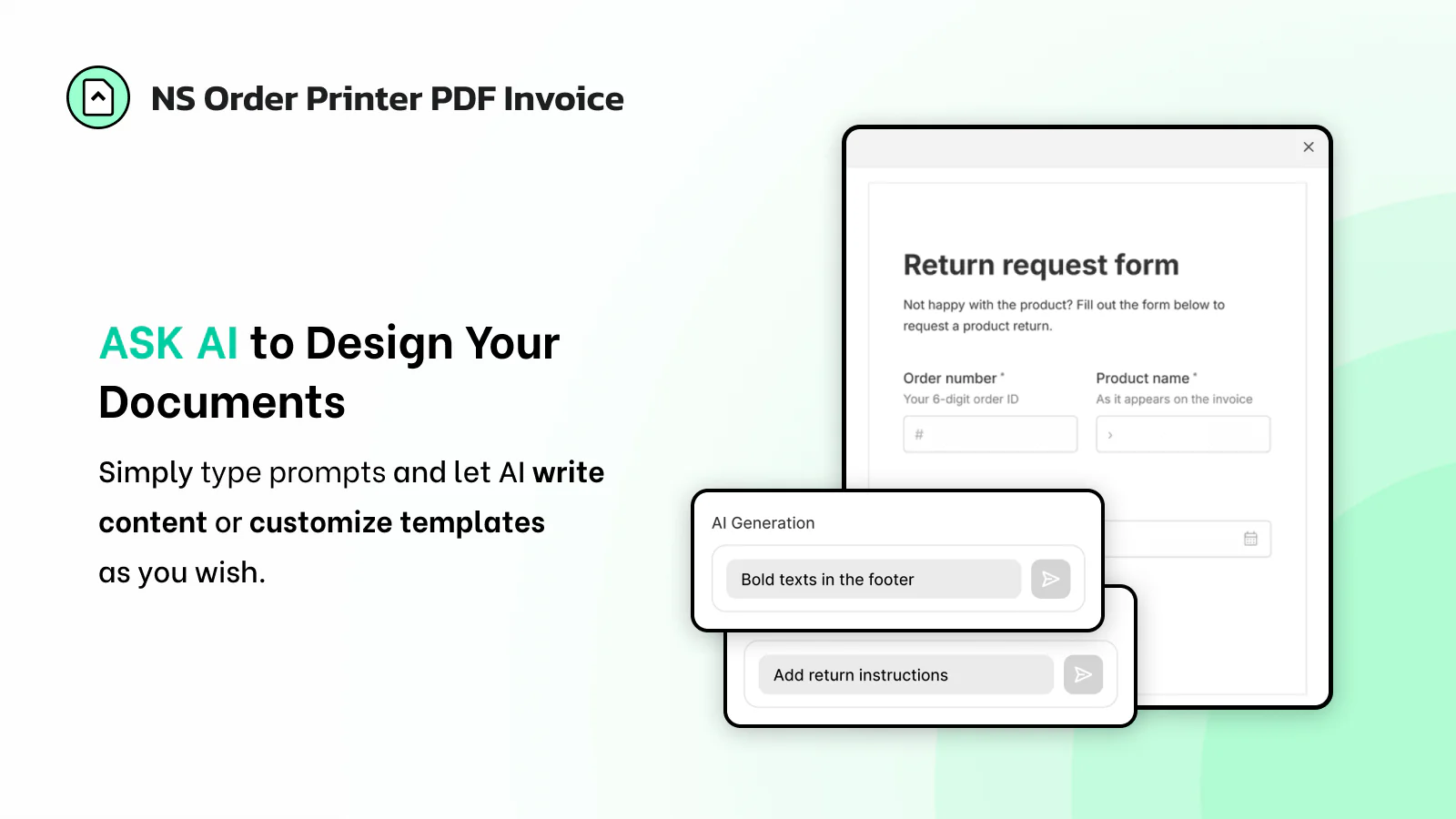 NS Order Printer PDF Invoice