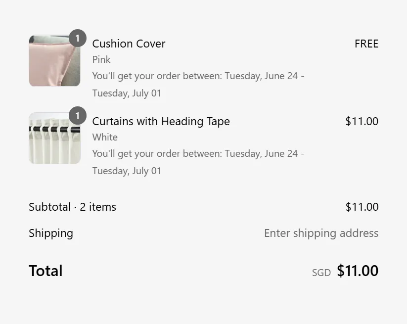 how the EDD message displays in your checkout