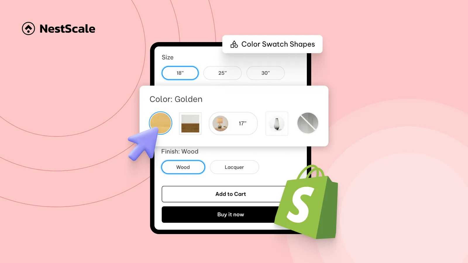 How to Custom Shape for Color Swatches in Shopify?