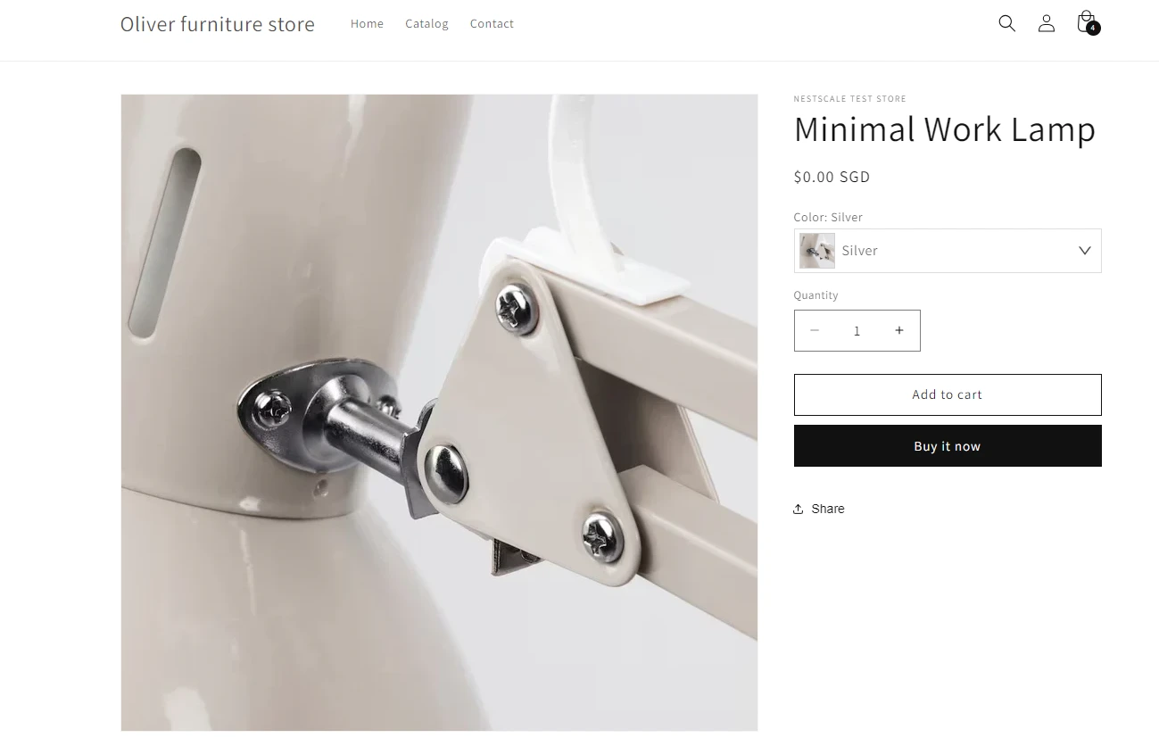 Dropdowns are suitable for products where color is not the main factor in decision-making