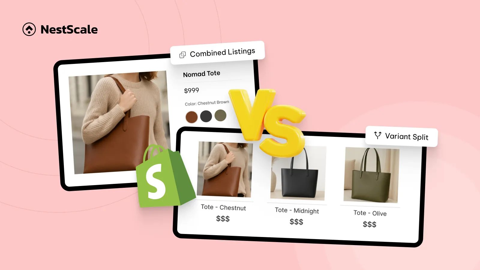 Show Variants As Separate Products or Combine Listings in Shopify?