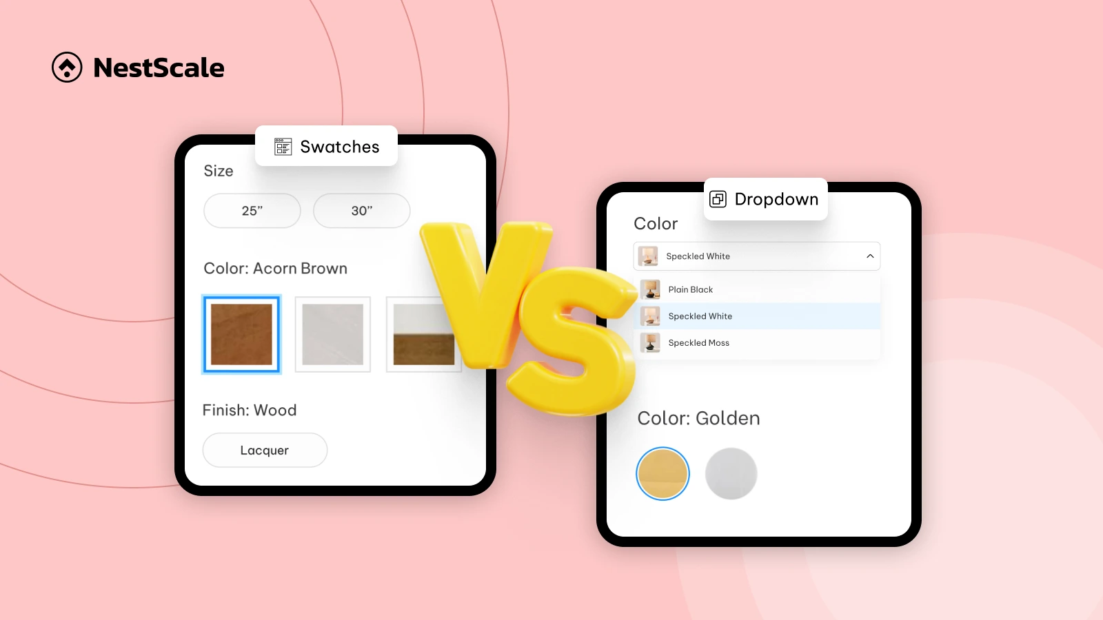 Using Swatches or a Dropdown for Color Variants in Shopify