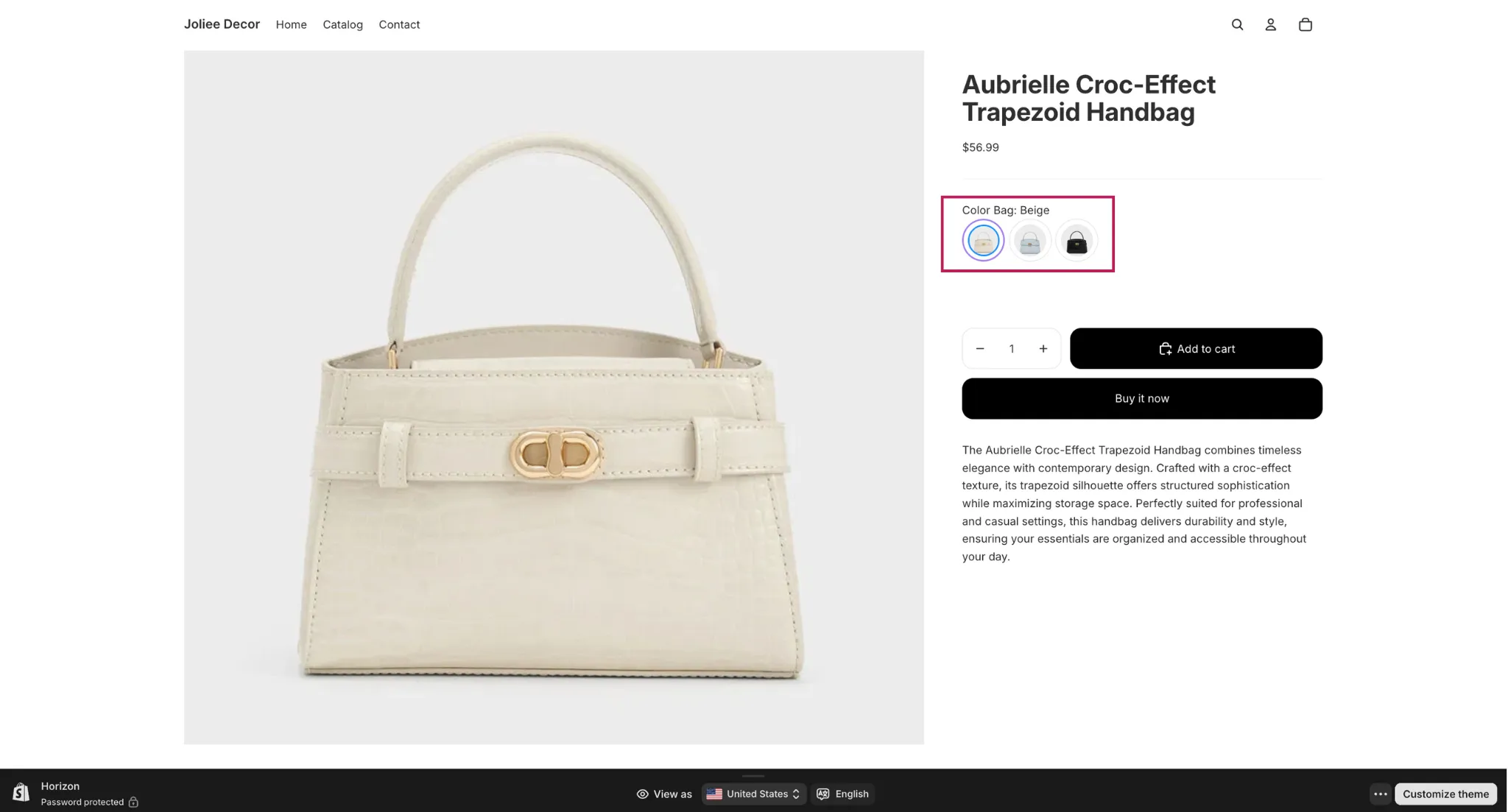 preview storefront