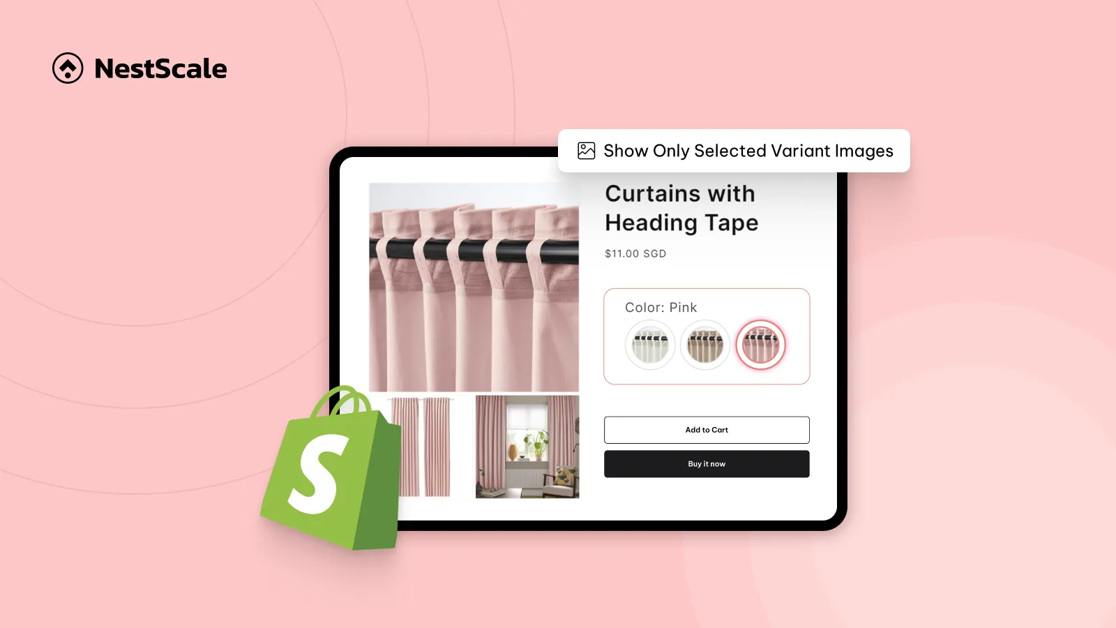 Show Only Selected Variant Images