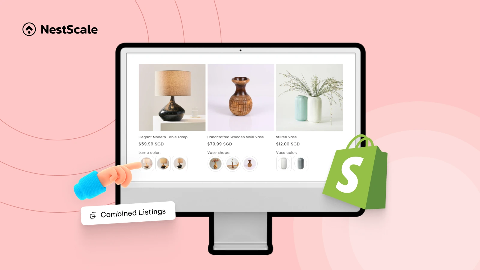 How to show combined listings on Shopify