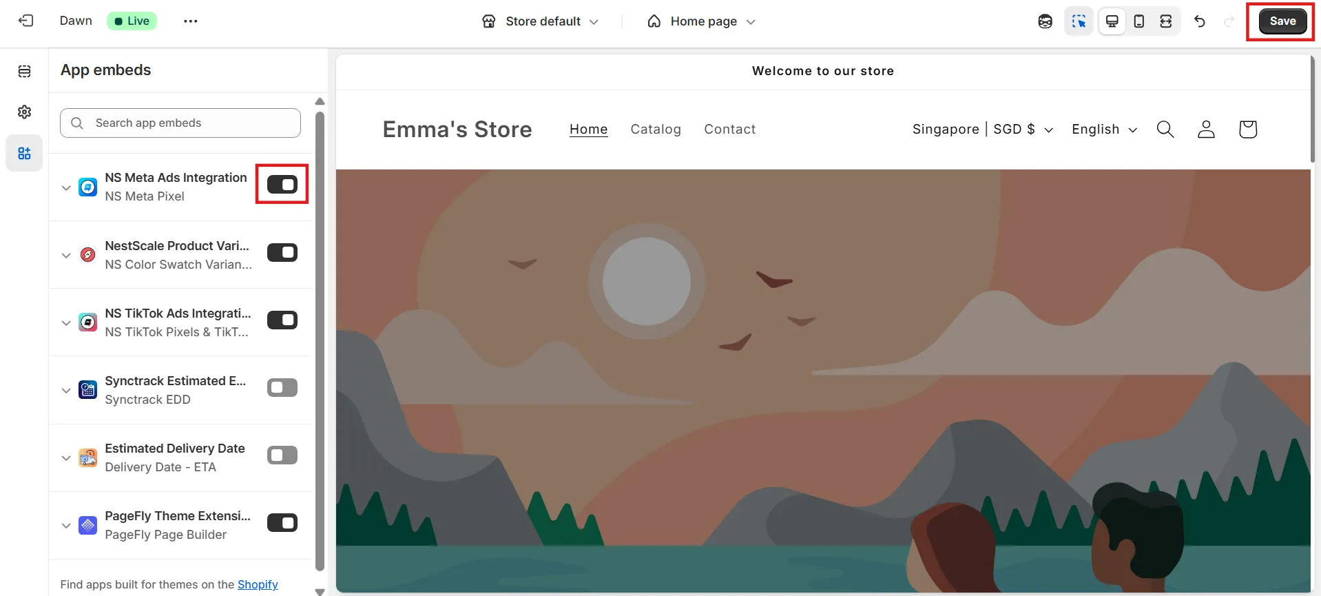 embed app