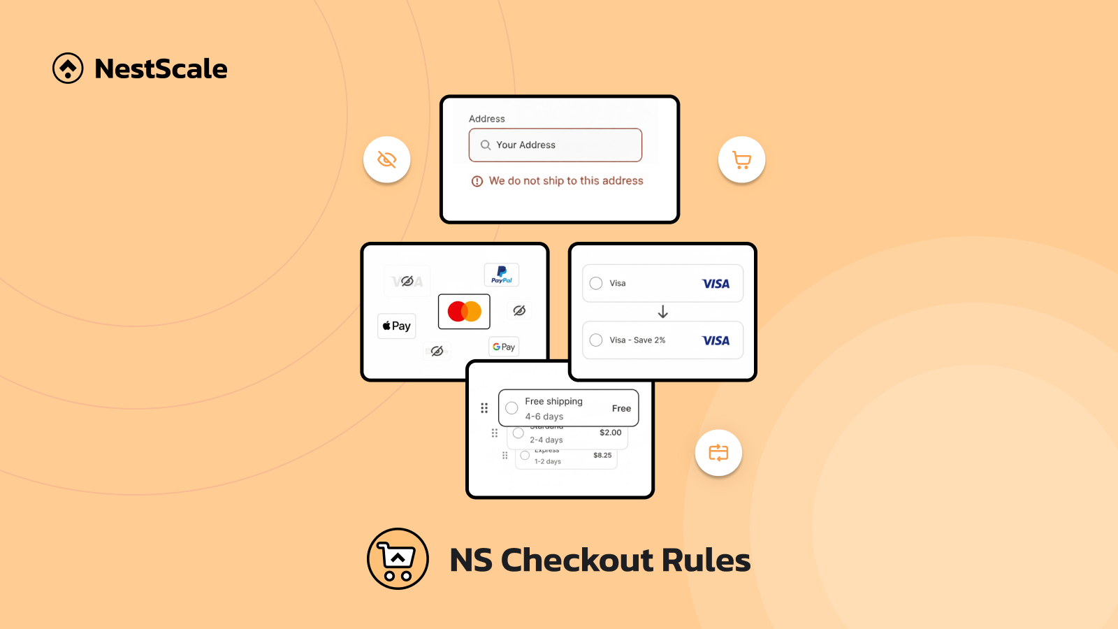 NS Checkout Rules for Shopify: Control Shipping, Payments, and Validation