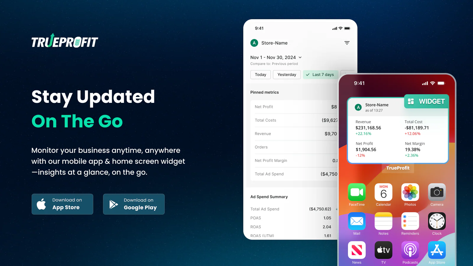trueprofit shopify app