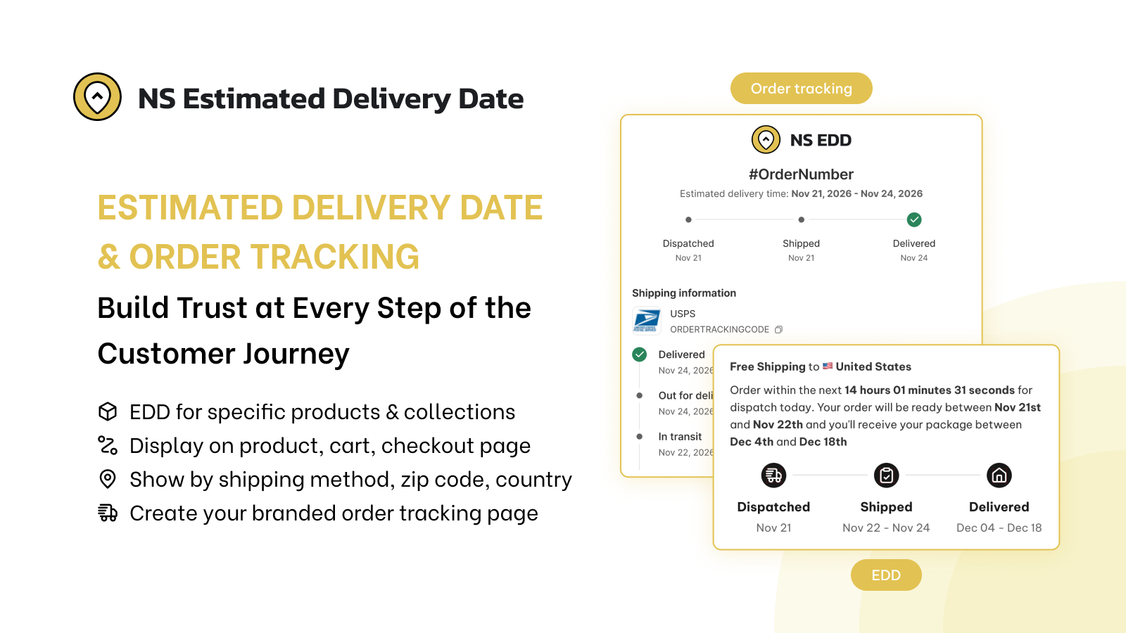 ns estimated delivery date version 2.0