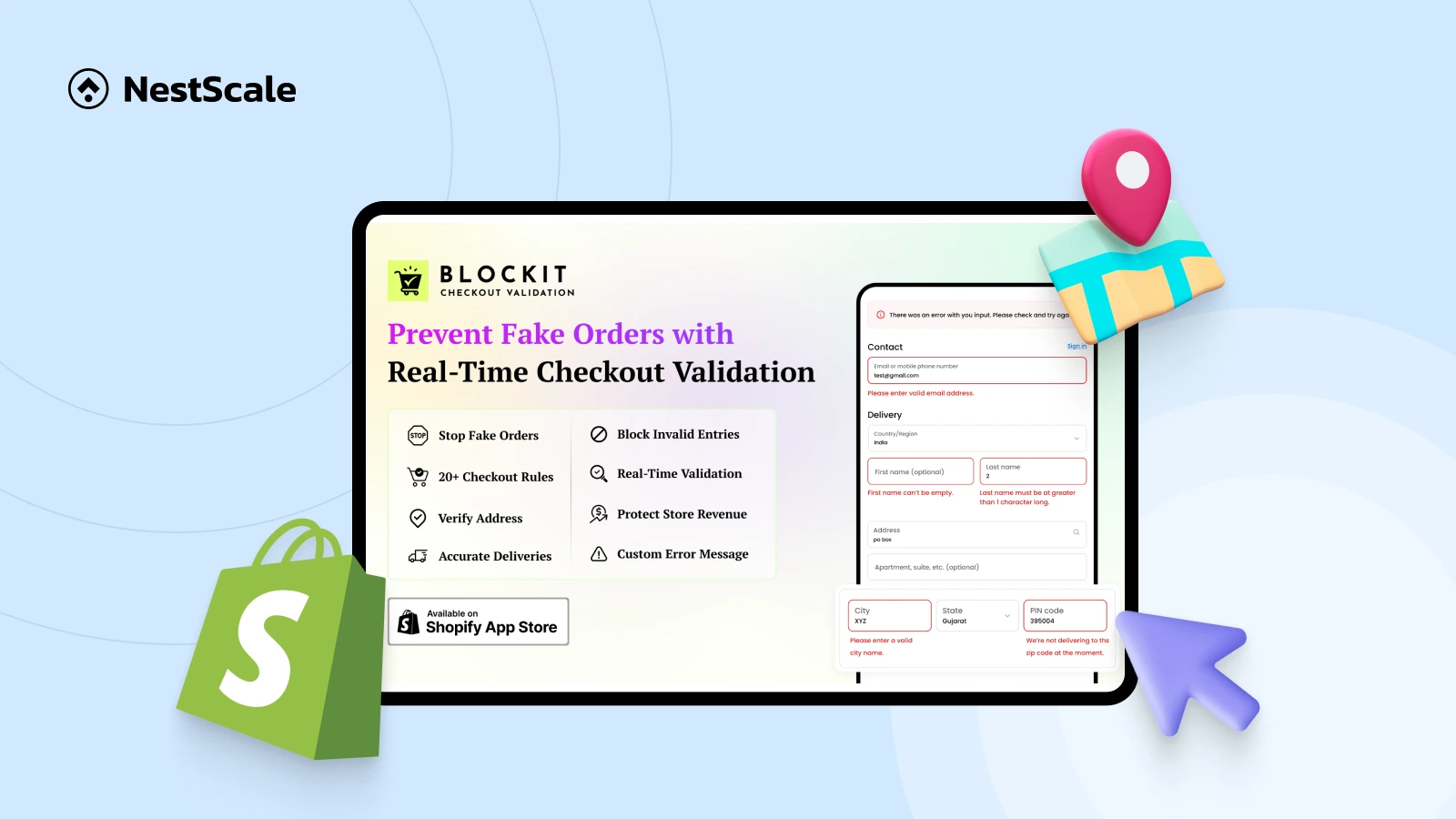 Shopify Address Validation Block Invalid Fake Addresses