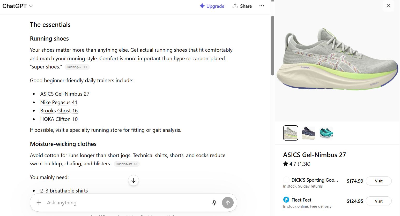 search products on ChatGPT