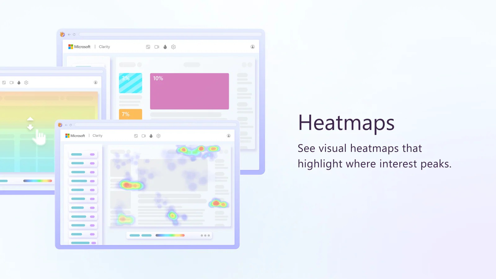 Microsoft Clarity heatmaps