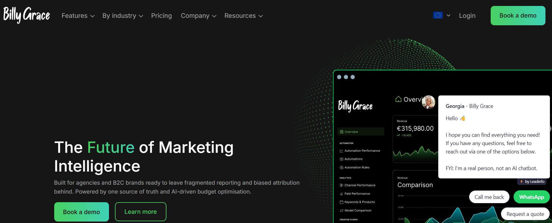 BillyGrace - attribution tool for scaling DTC ecommerce stores