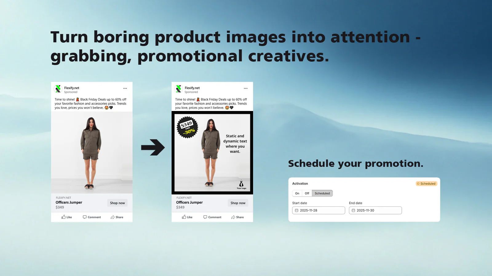 Flexify shopify app for facebook ads