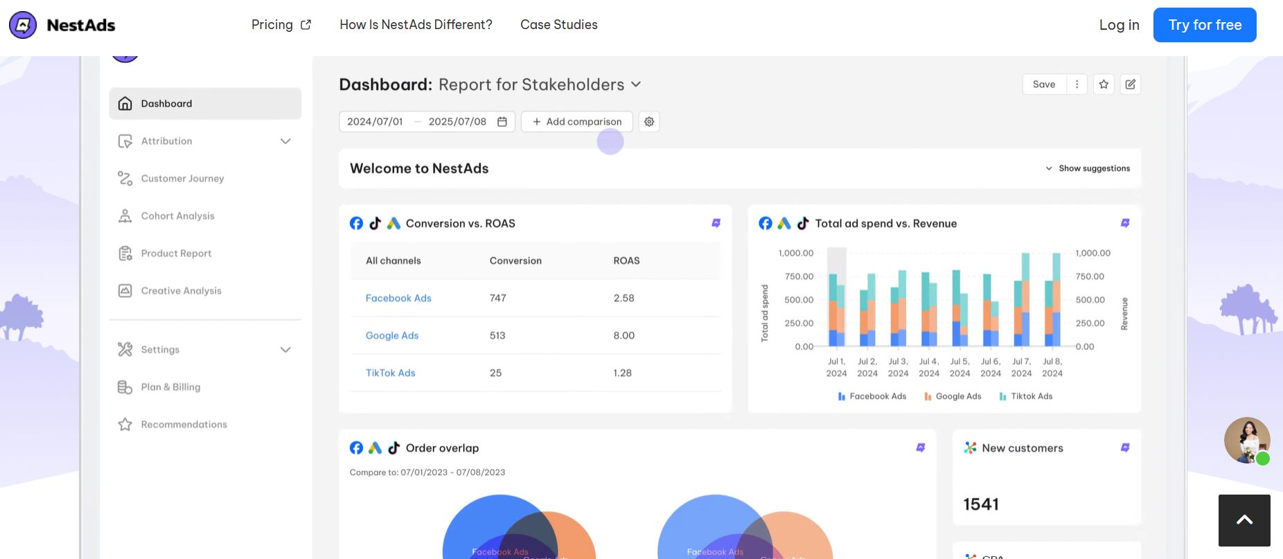 NestAds Marketing Attribution for DTC