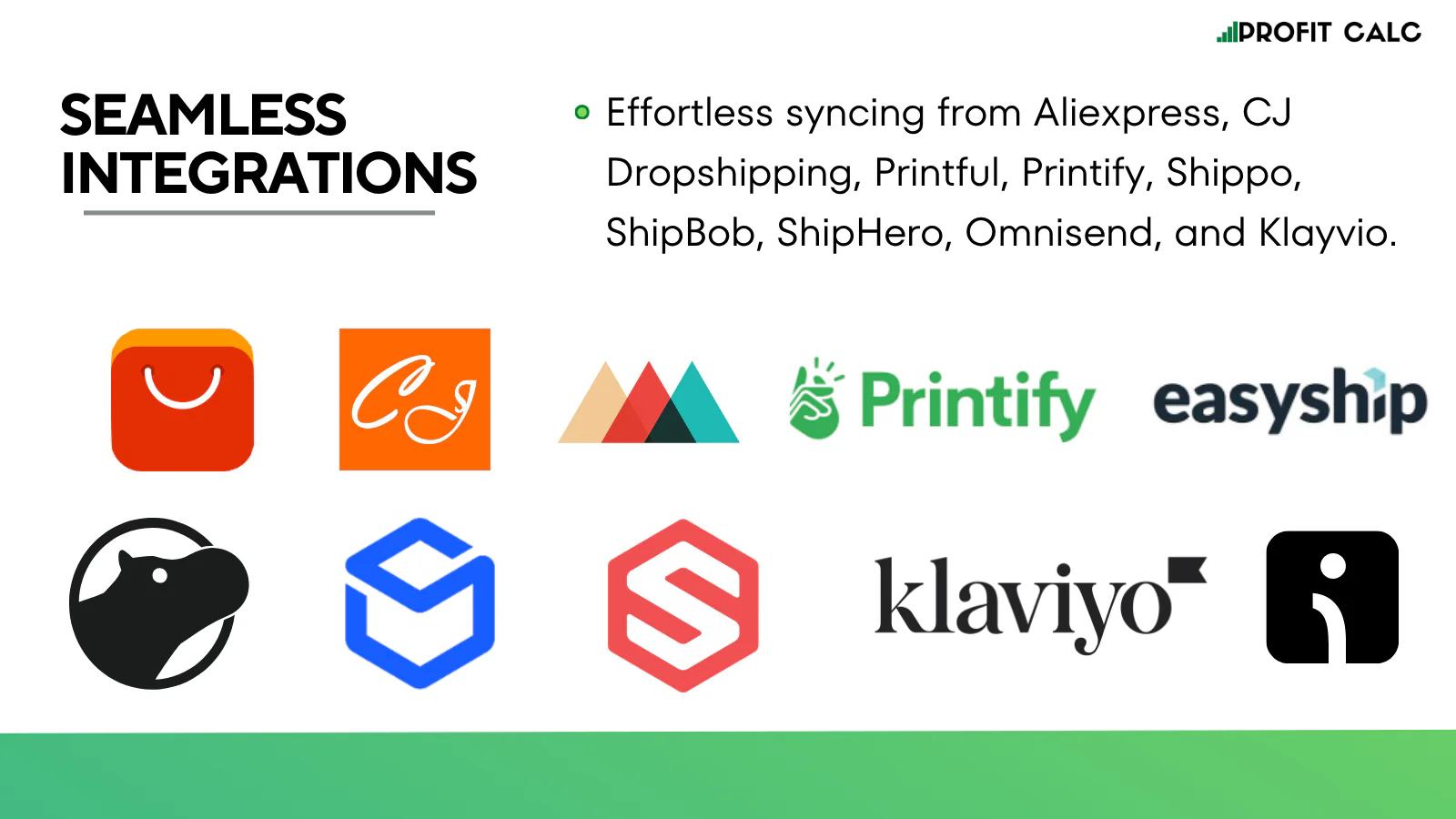 Profit Calc Shopify profit tracking app