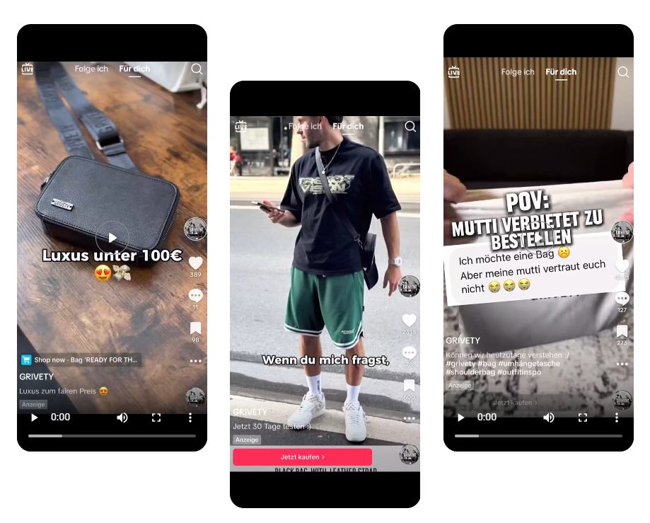 tiktok video shopping ads example