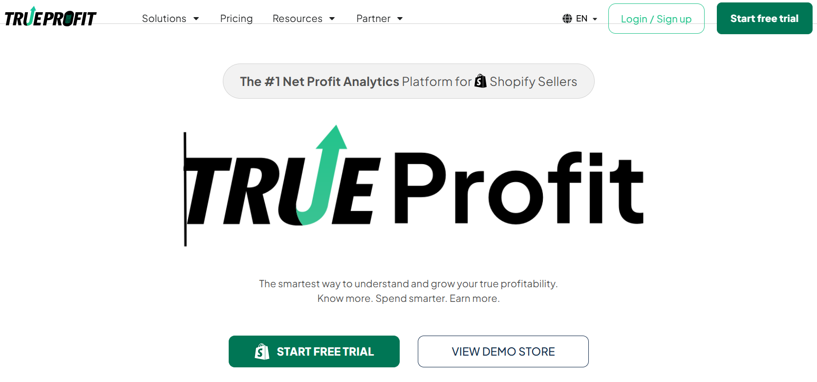 TrueProfit - Shopify analytics tool