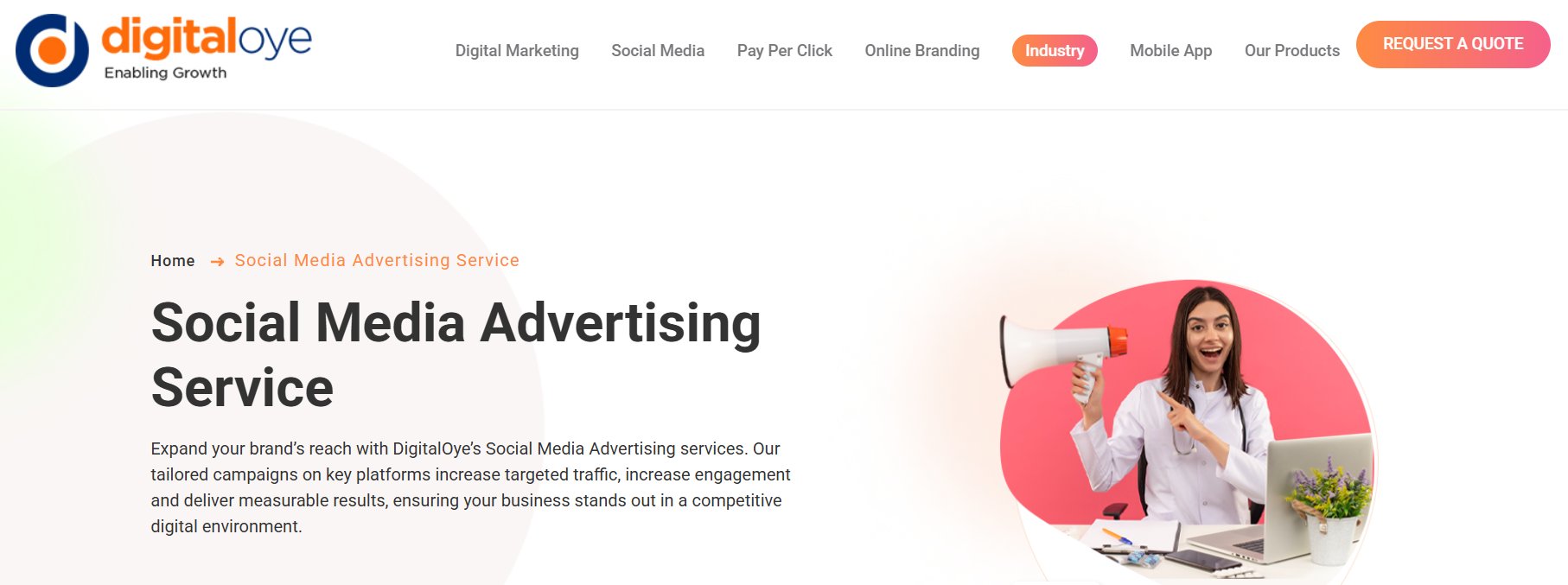 DigitalOye - social media advertising agency