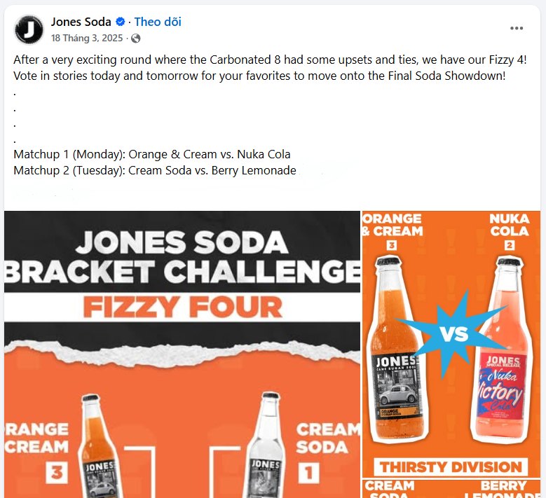jones soda poll vote on facebook