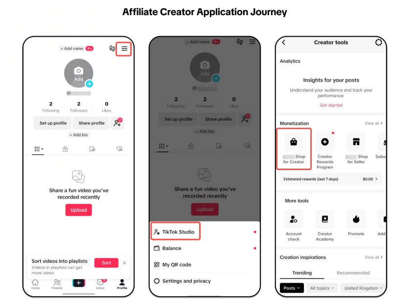 how to become tiktok shop affiliate