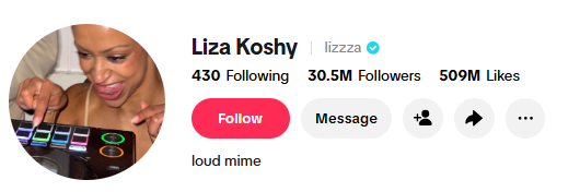 lizzza tiktok bio