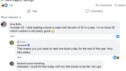 Replying to a comment of follower on Facebook